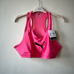 NWT Puma Pink Sports Bra Moisture-Wicking Intimates | Size 3X